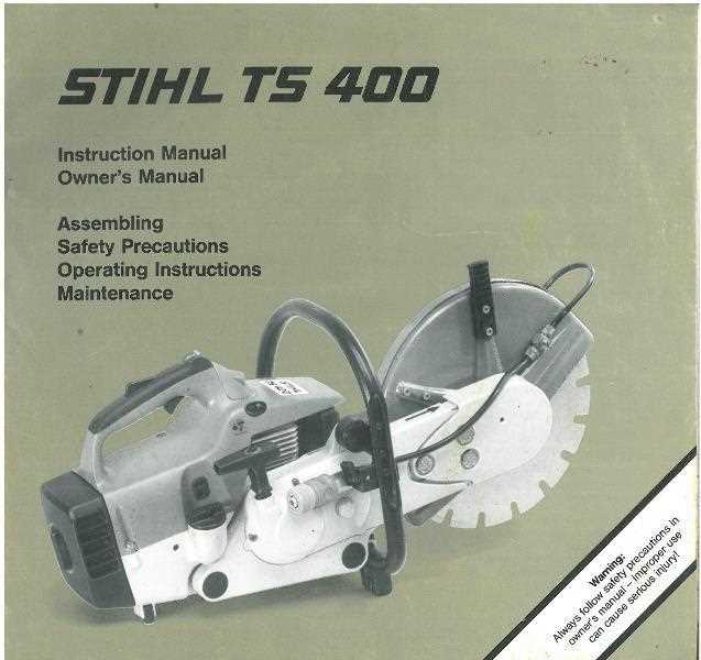 stihl ts400 parts diagram