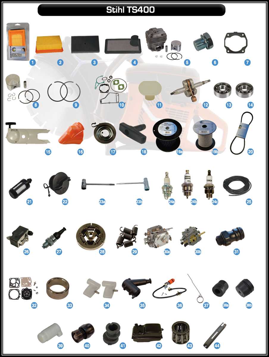 stihl ts800 concrete saw parts diagram