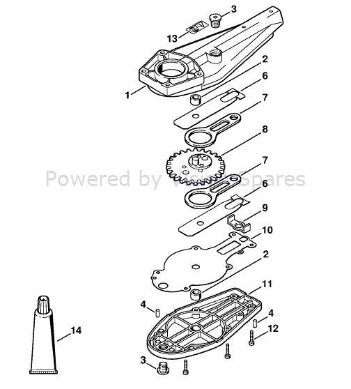 stihl weed eater parts diagram