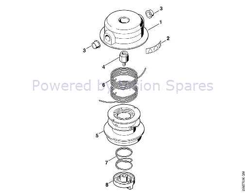 stihl weed eater parts diagram
