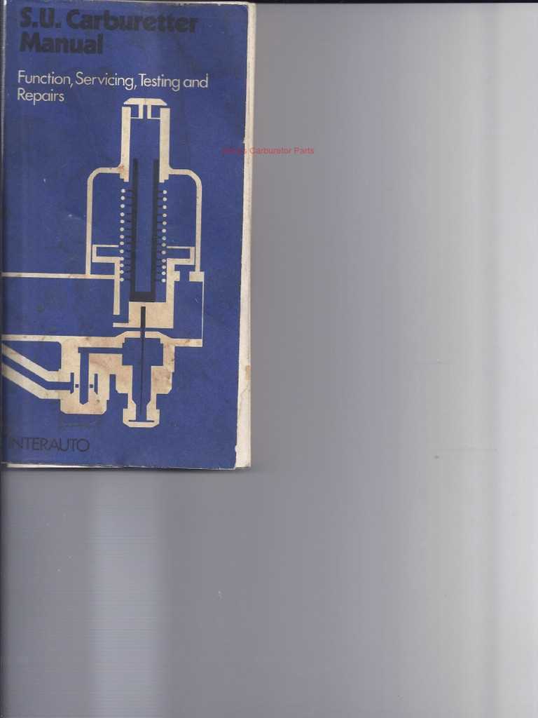 su carb parts diagram