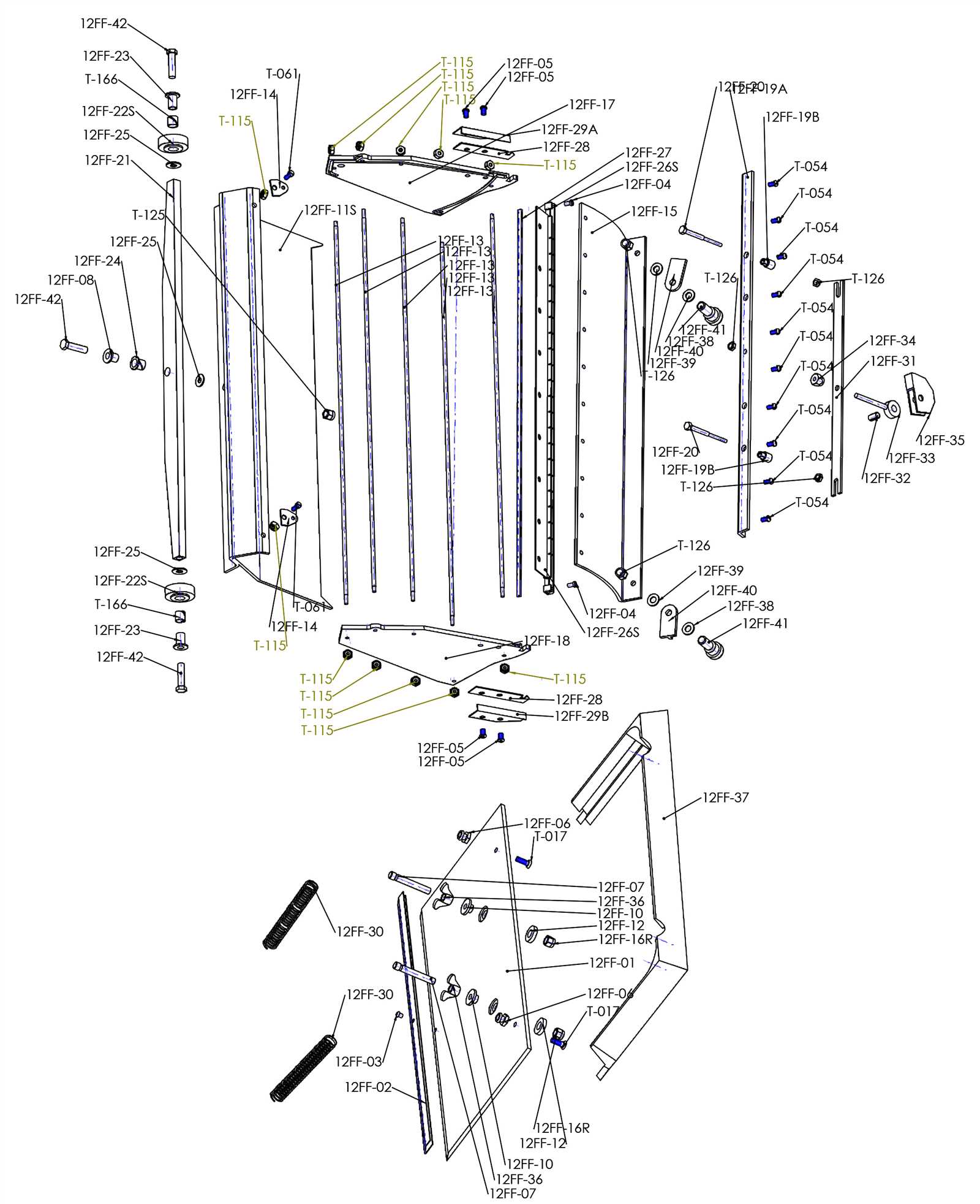 sub zero 650 parts diagram