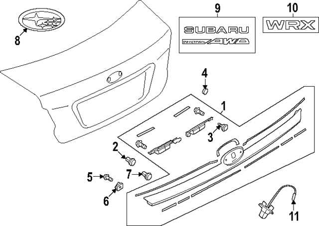 subaru wrx parts diagram