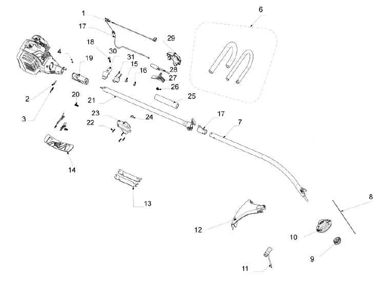 stihl fs110r parts diagram