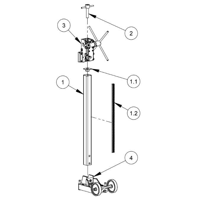 sumner drywall lift 2311 parts diagram