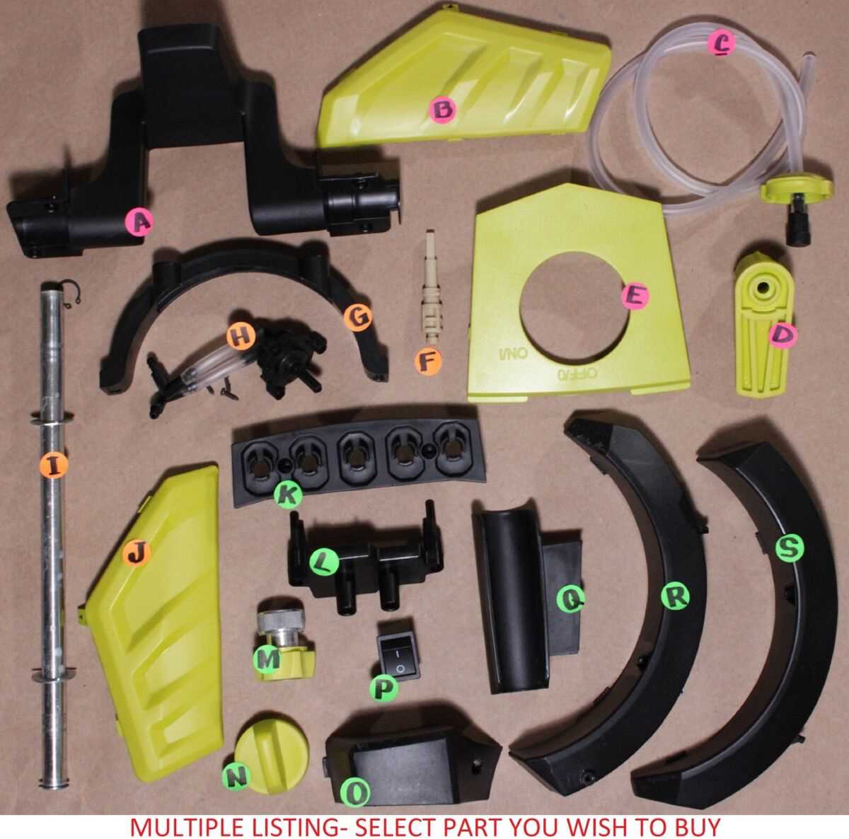 sun joe spx3001 parts diagram