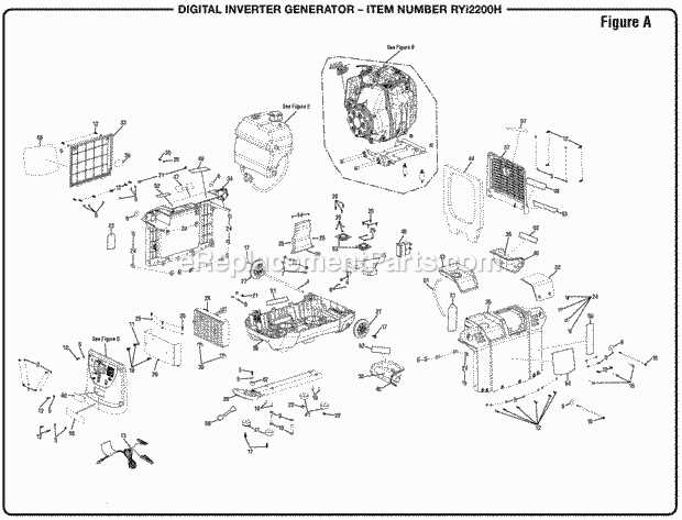 ryobi 2200 generator parts diagram