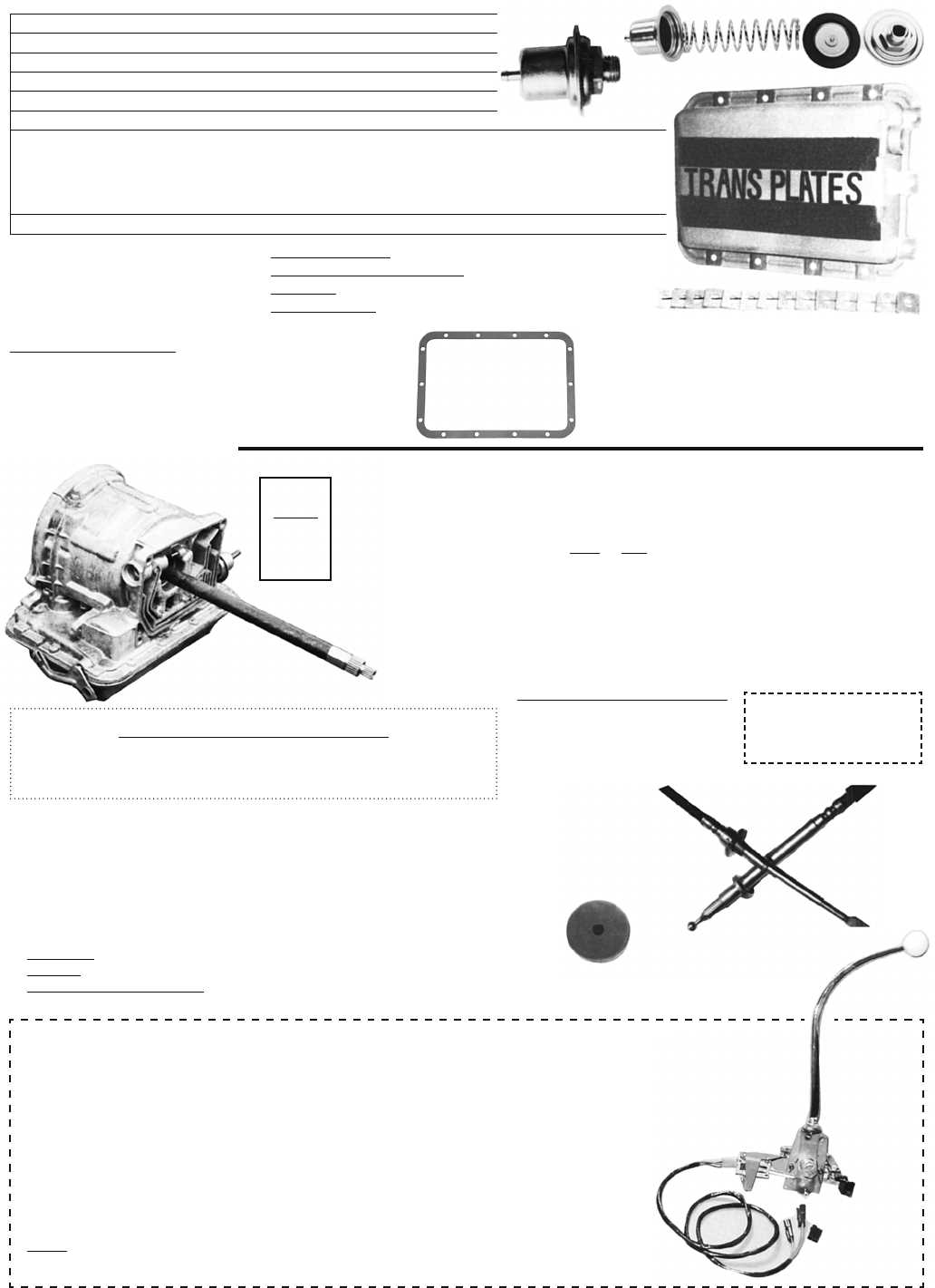 powerglide parts diagram