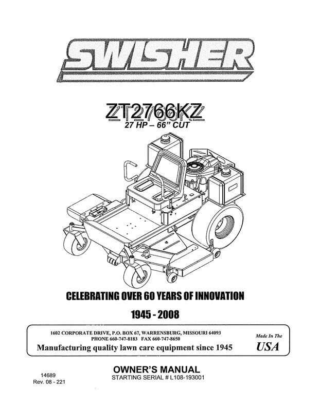 swisher 60 pull behind mower parts diagram