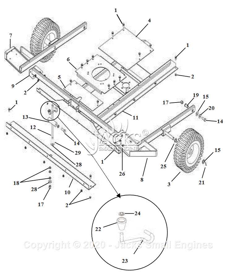 swisher zt2350 parts diagram