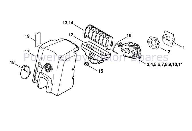 stihl ms230 parts diagram