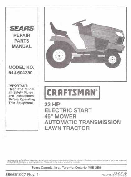 yt3000 parts diagram