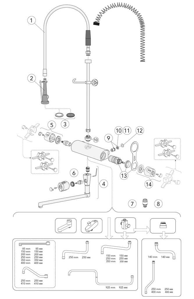 t&s faucet parts diagram