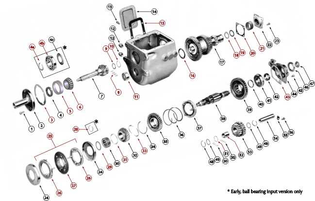 t18 transmission parts diagram