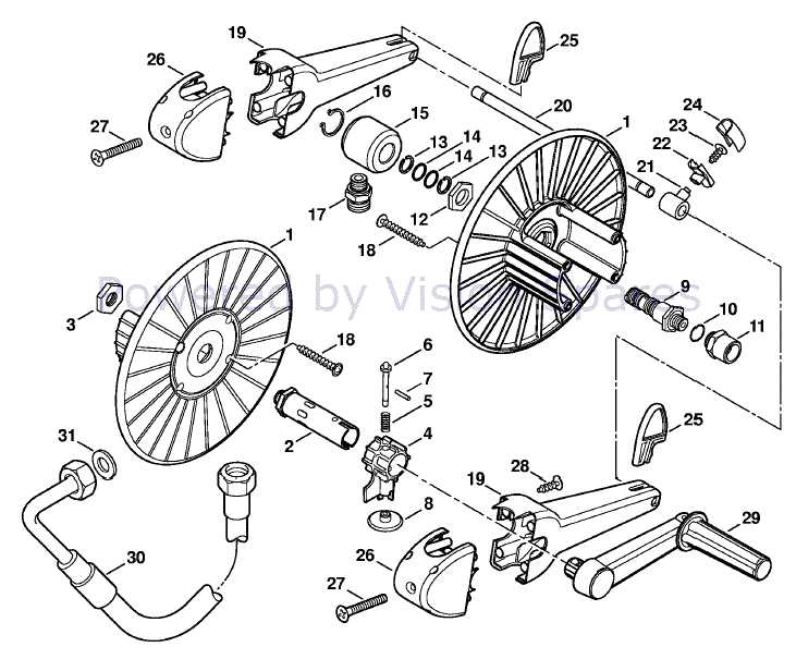 table fan parts diagram