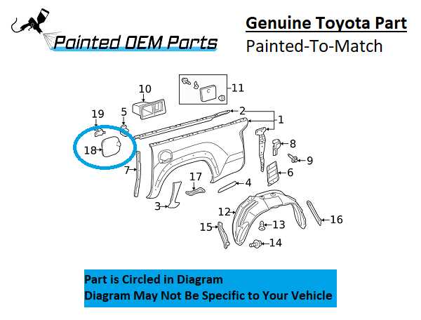 tacoma bed parts diagram