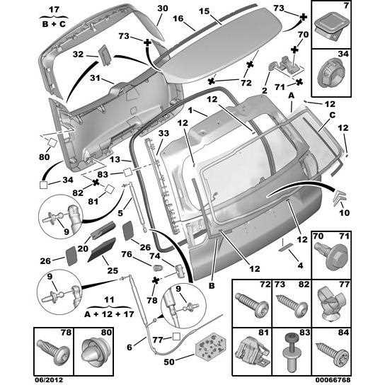 tailgate parts diagram