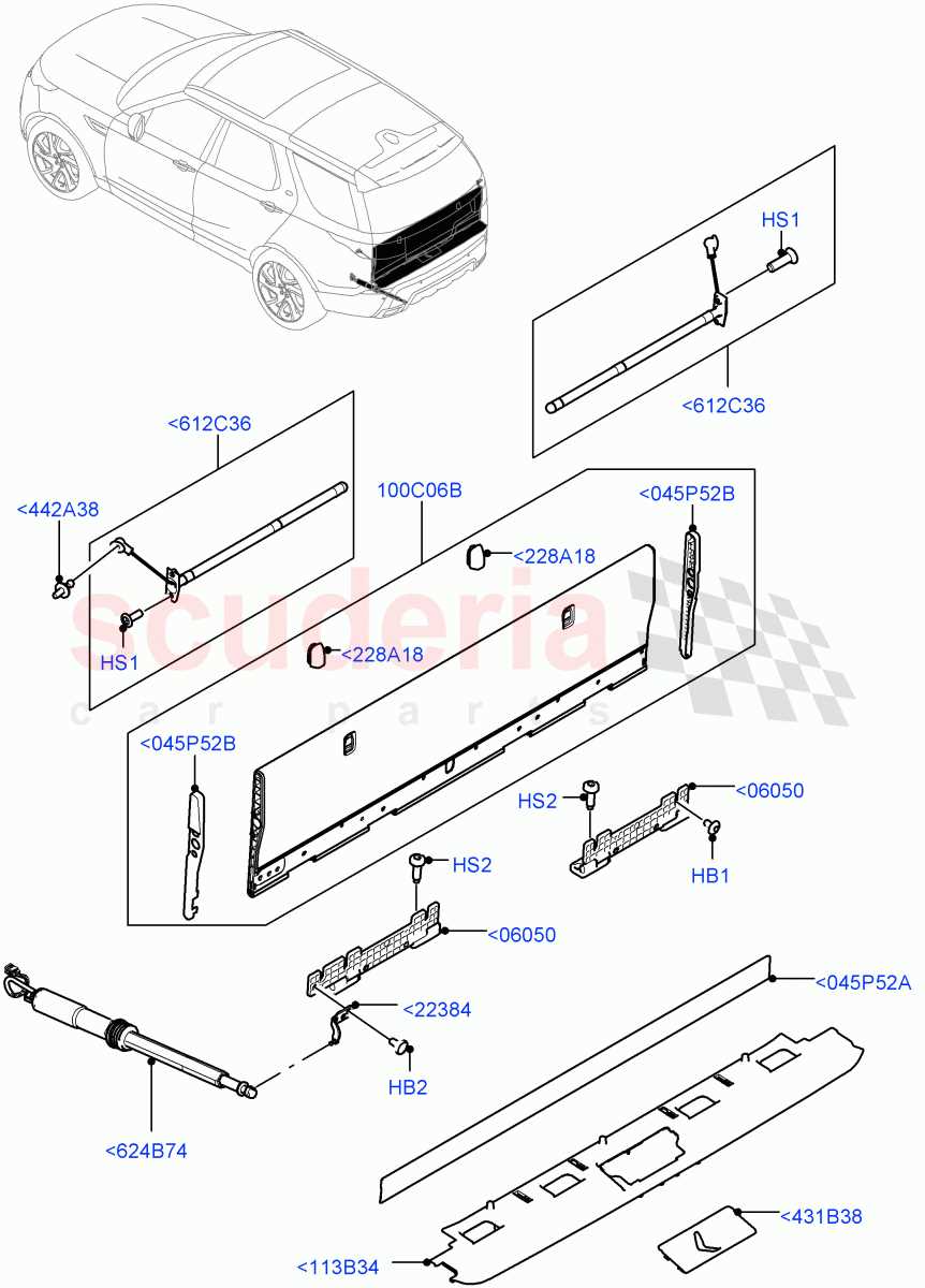 tailgate parts diagram