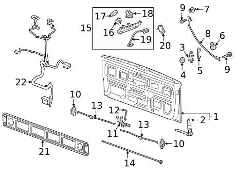 tailgate parts diagram