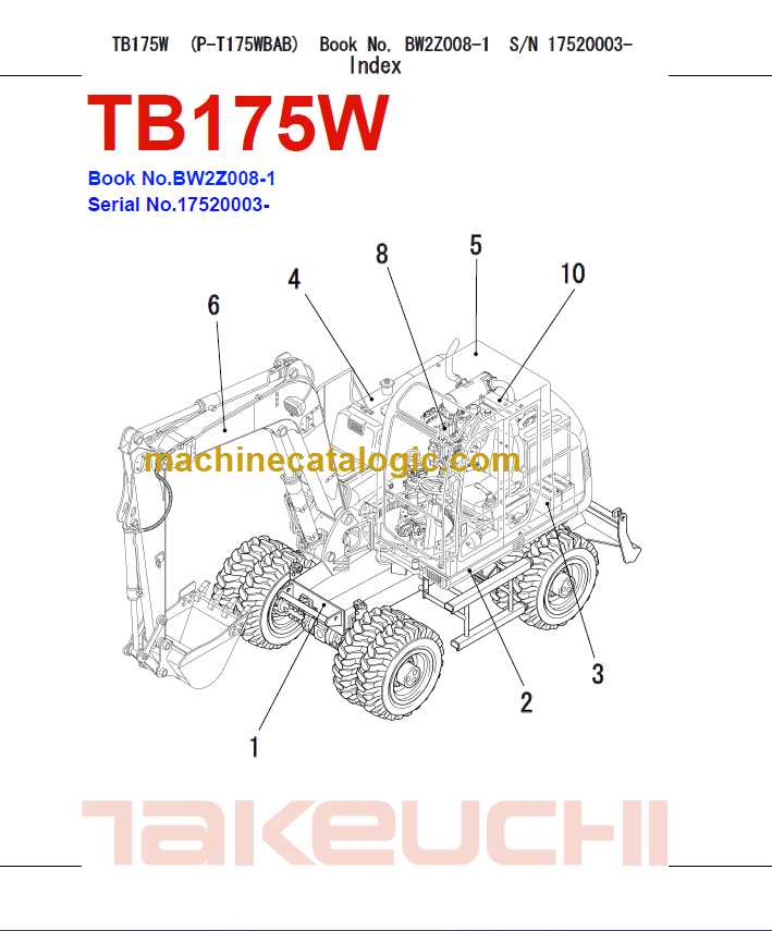 takeuchi parts diagram