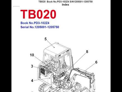 takeuchi tb016 parts diagram