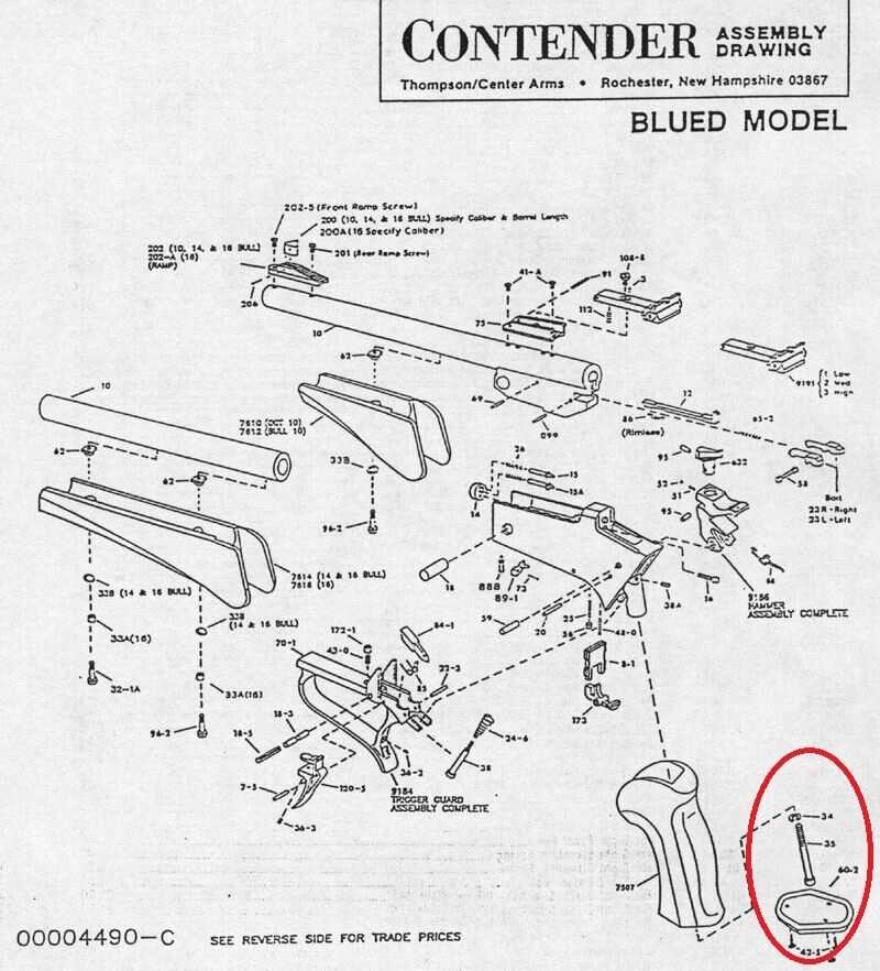 tc encore parts diagram