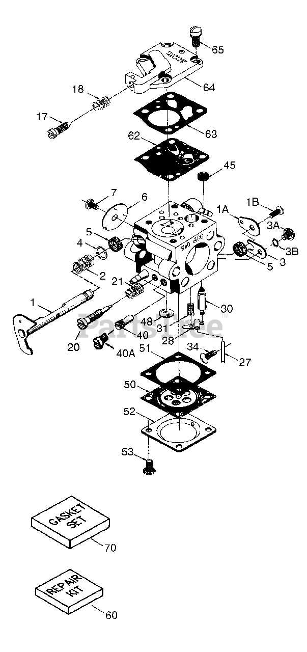 tecumseh carb parts diagram