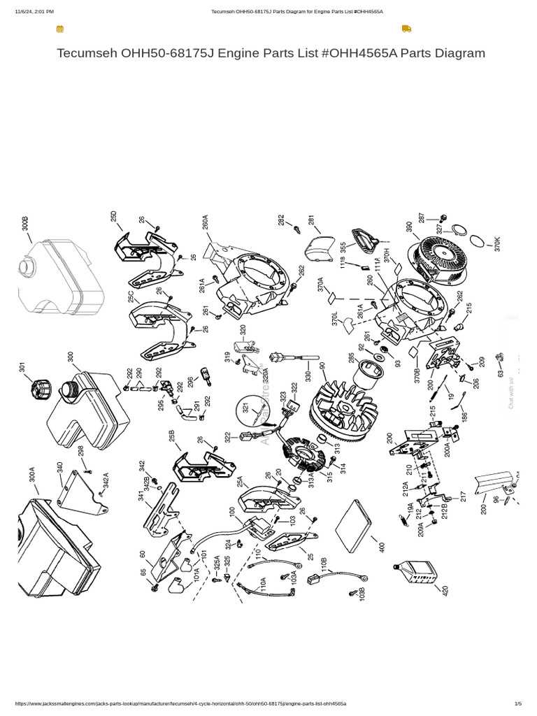 tecumseh engine parts diagram