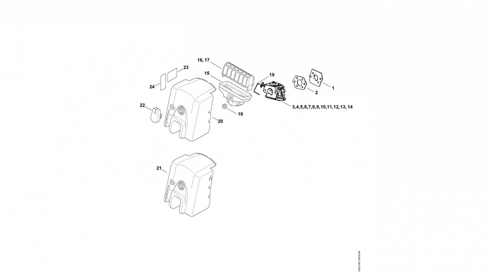 stihl ms 250 c parts diagram