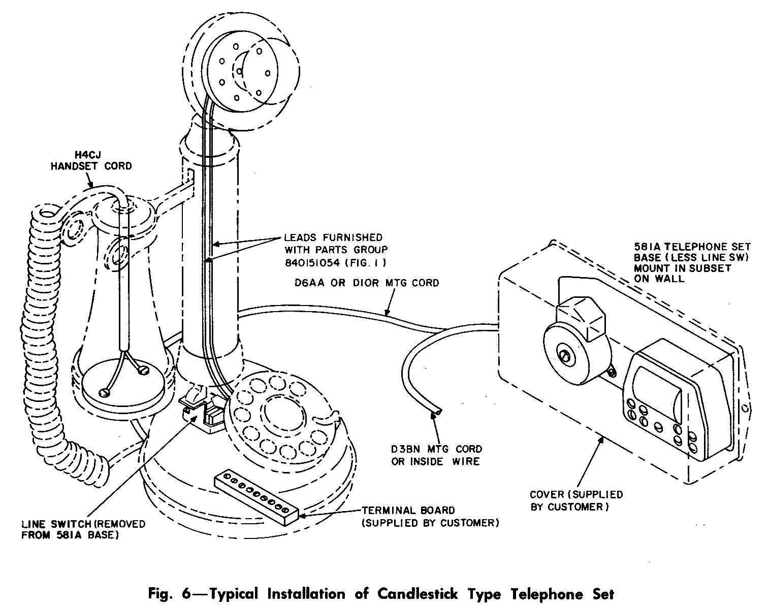 telephone parts diagram