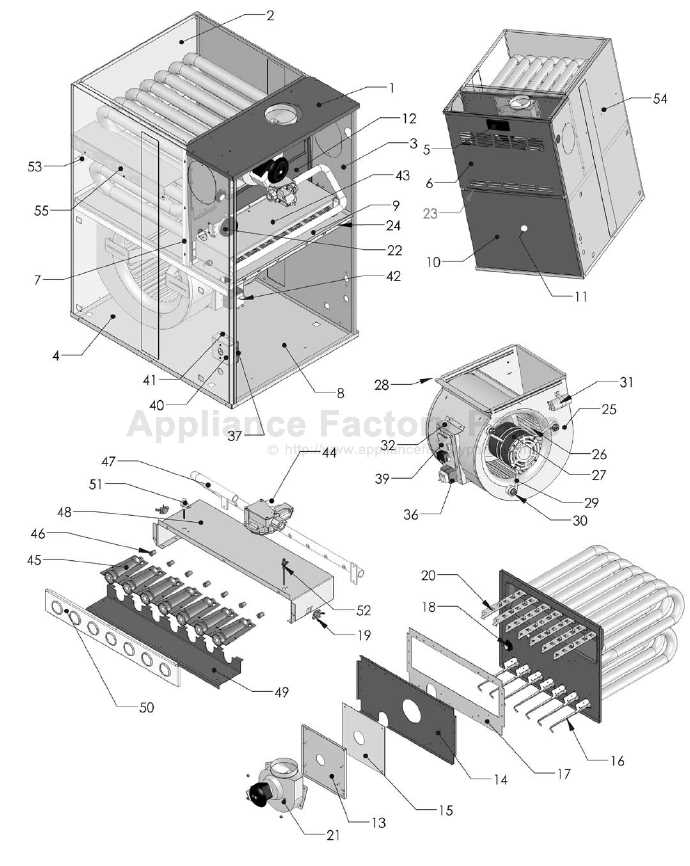 tempstar furnace parts diagram