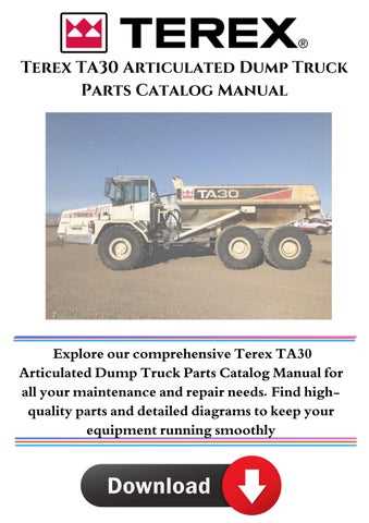 terex parts diagram