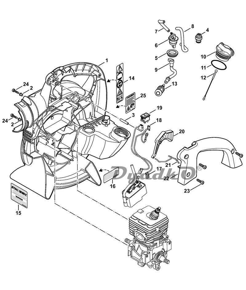 stihl sh 86 parts diagram