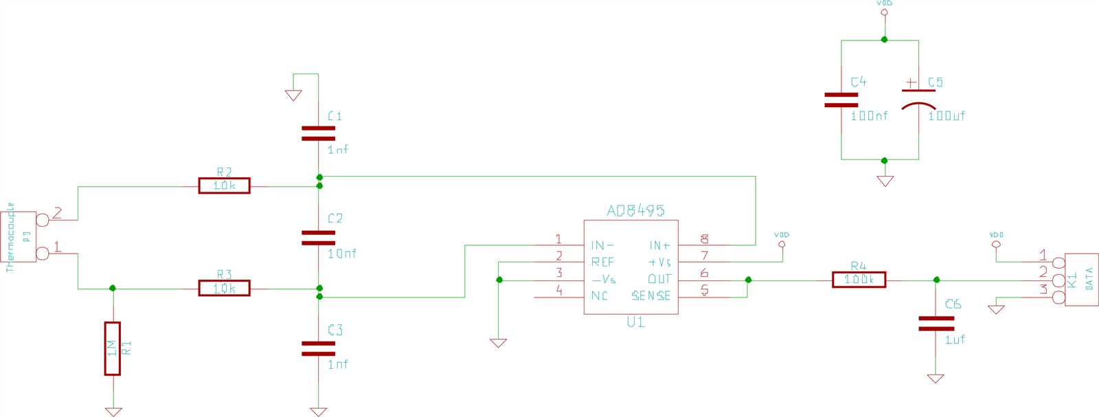 thermocouple parts diagram