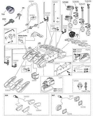 thule t2 parts diagram