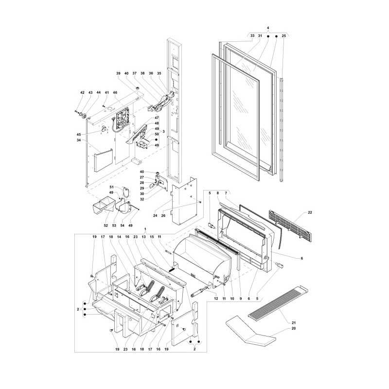 sub zero 550 refrigerator parts diagram