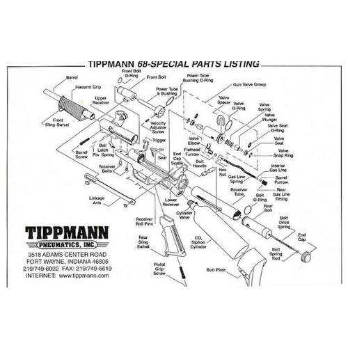 tippmann 98 parts diagram