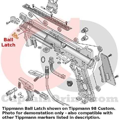 tippmann a 5 parts diagram