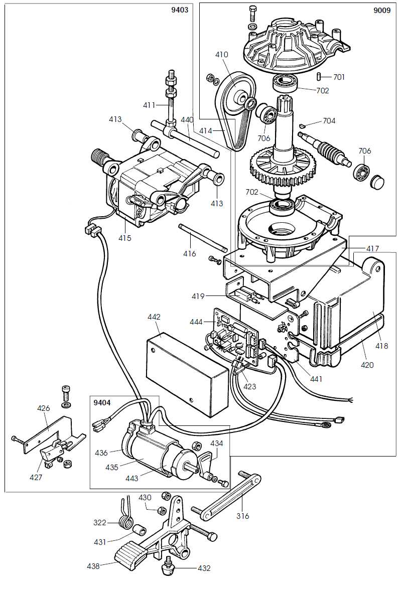 tire machine parts diagram