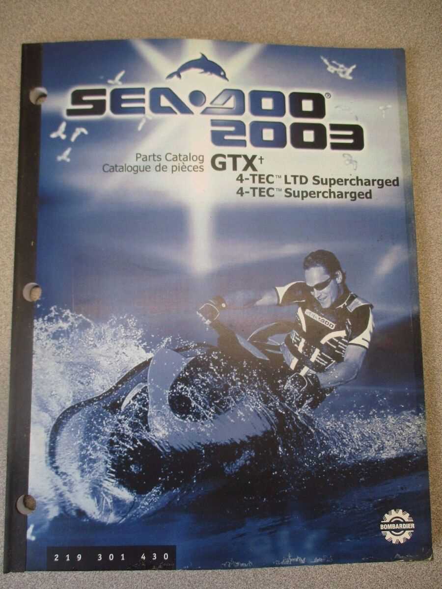 seadoo gtx parts diagram