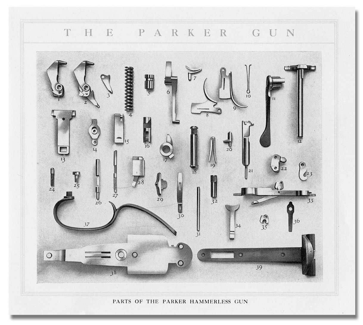 side by side shotgun parts diagram