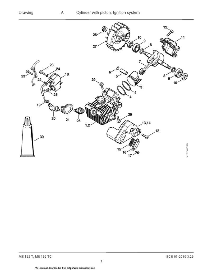 stihl ms 251 parts diagram