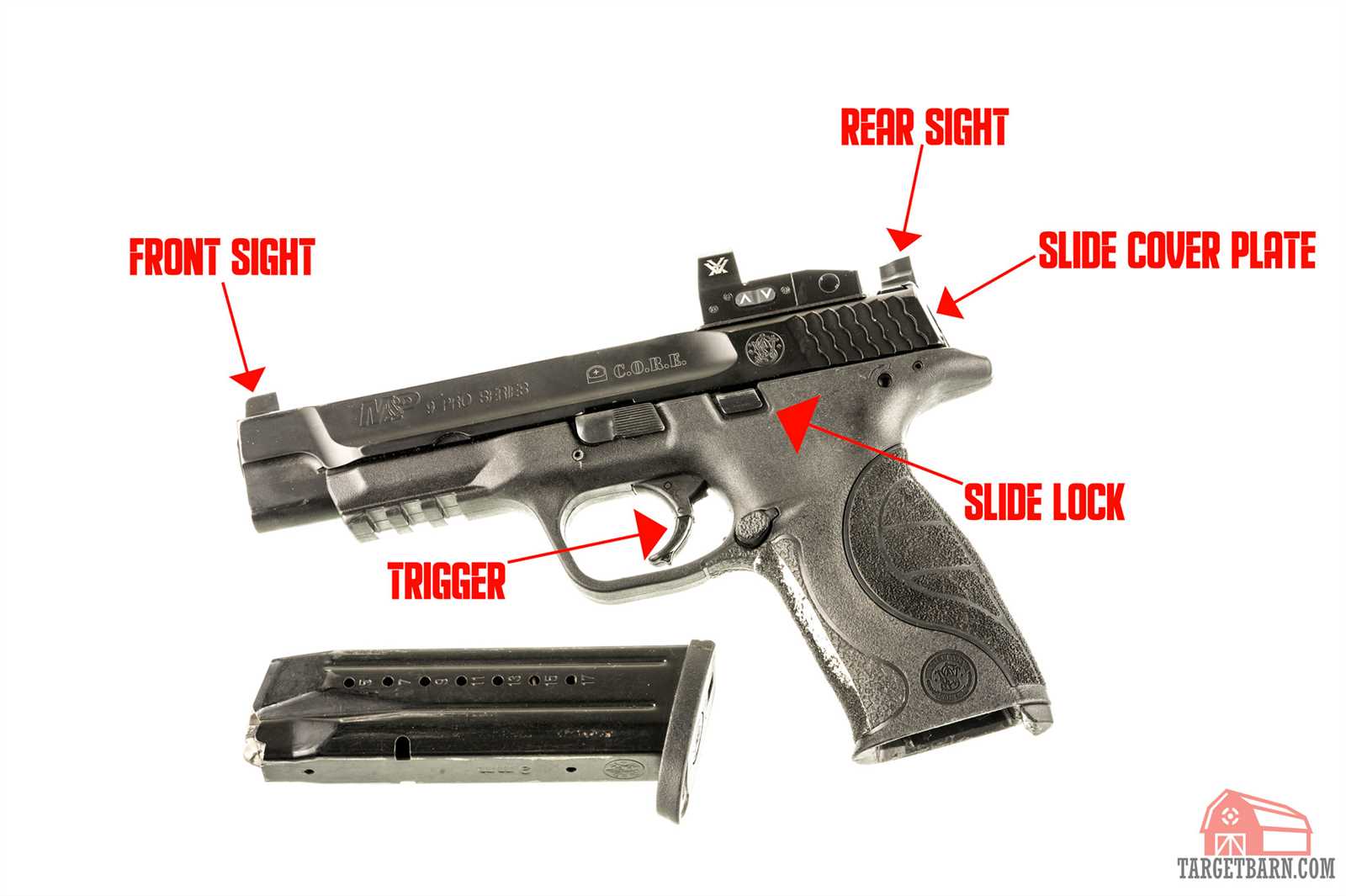 semi auto pistol parts diagram