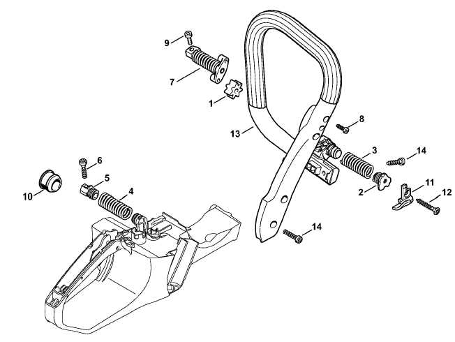 stihl ms311 parts diagram