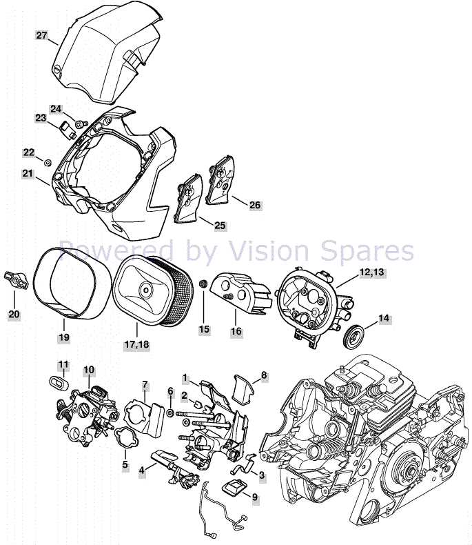 stihl 441 parts diagram