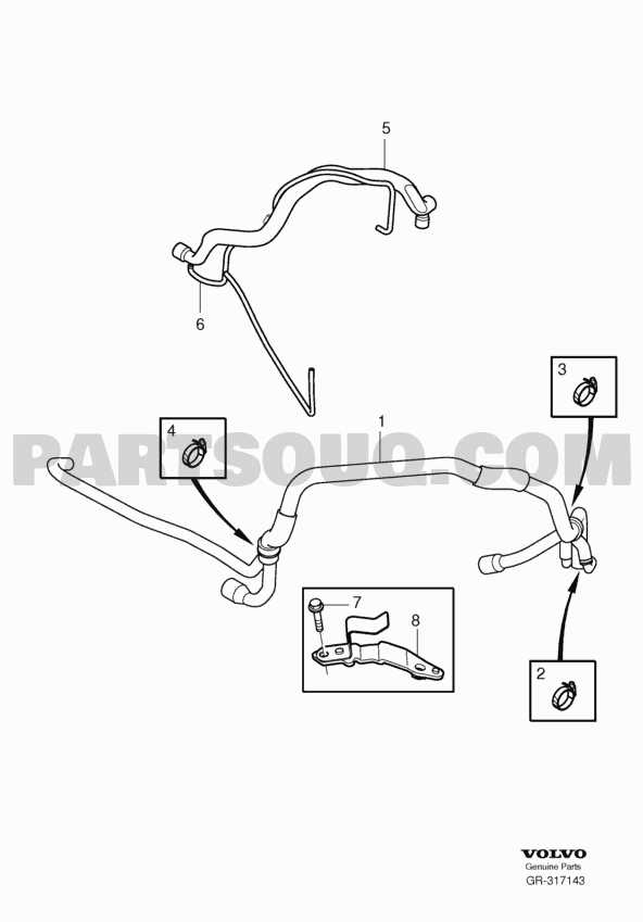 volvo xc70 parts diagram