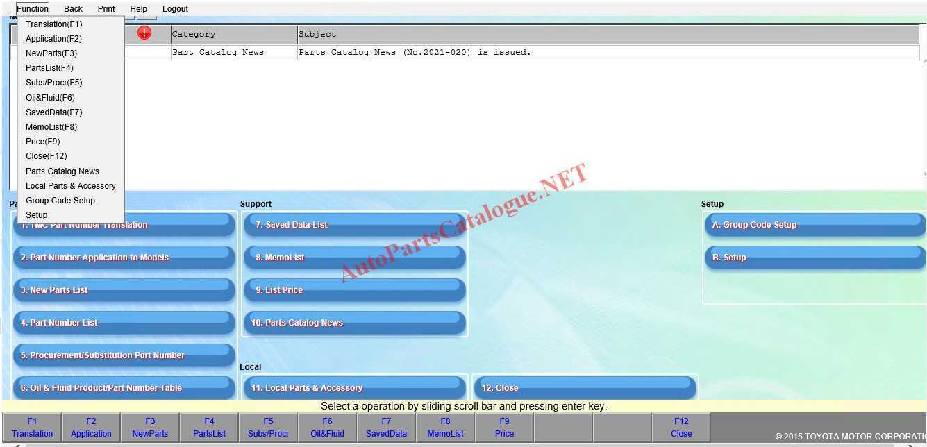 toyota online parts diagram