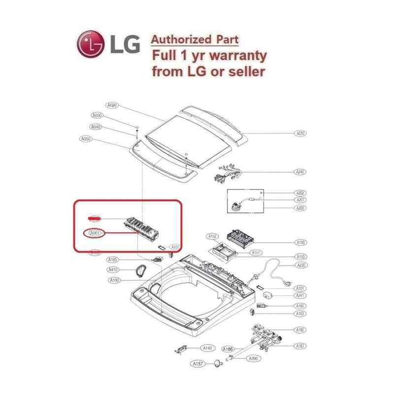 top load washing machine parts diagram