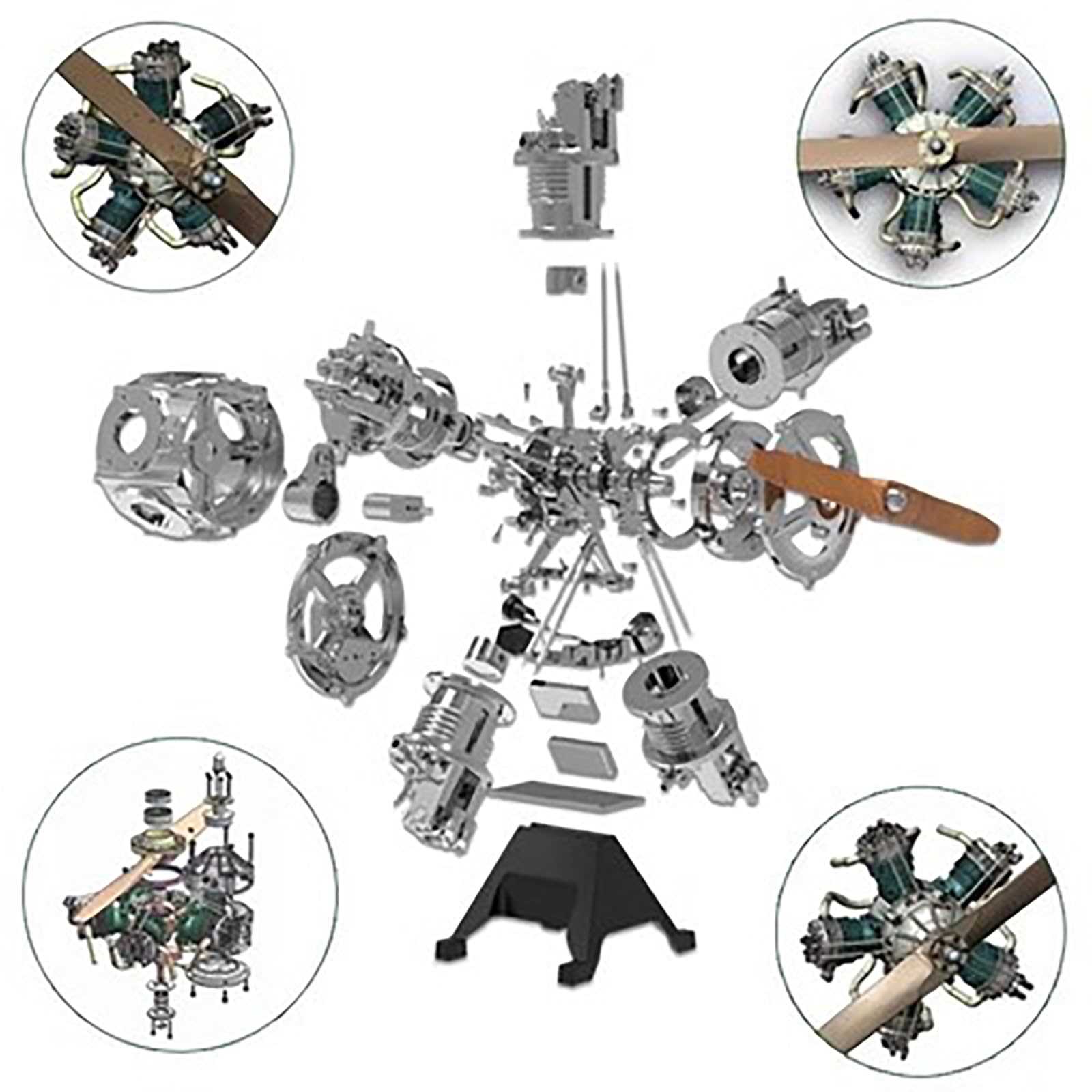 radial engine parts diagram