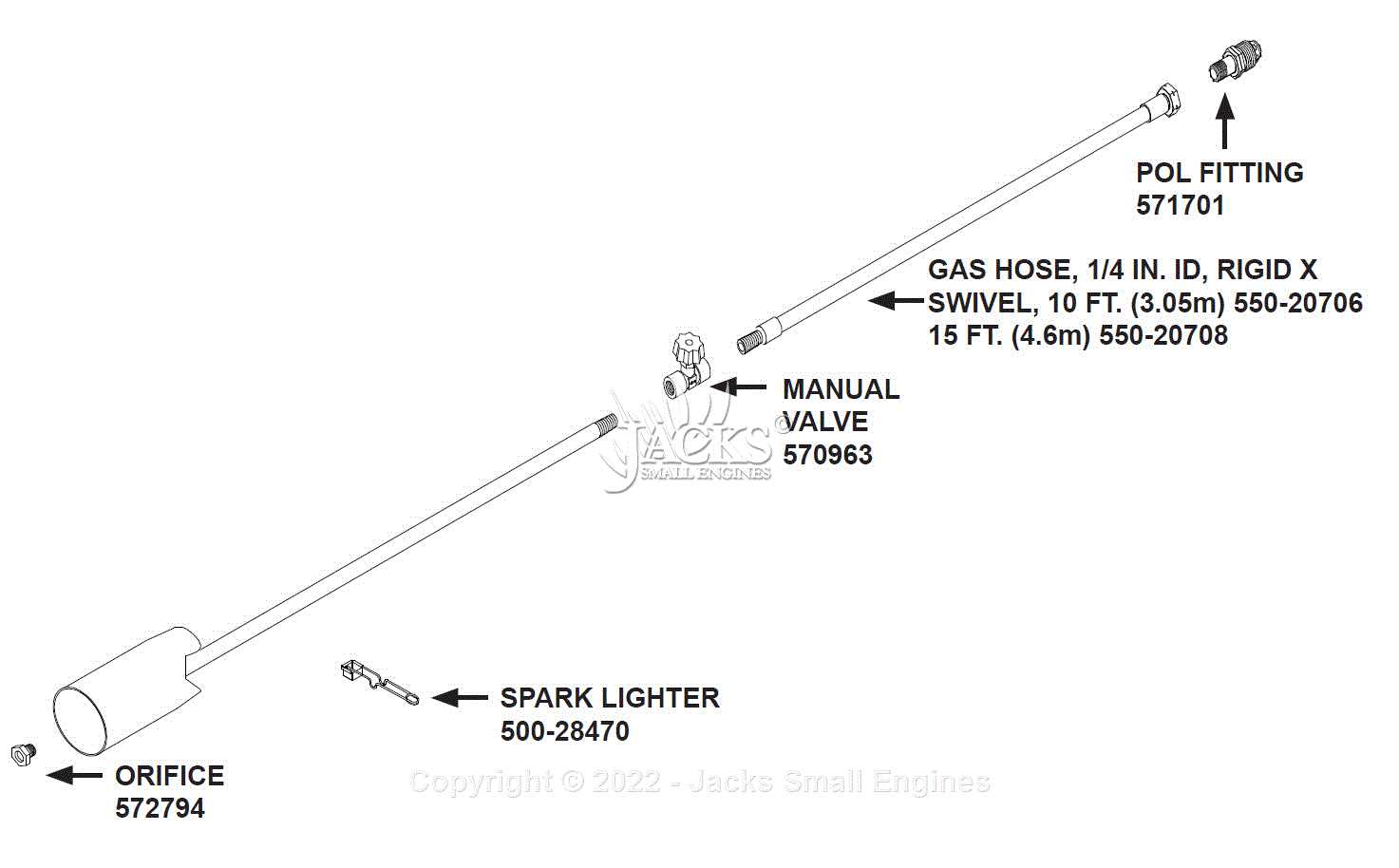 torch parts diagram